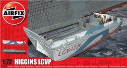 Bild von Higgins LCVP Boot Modellbausatz 1:76 Airfix